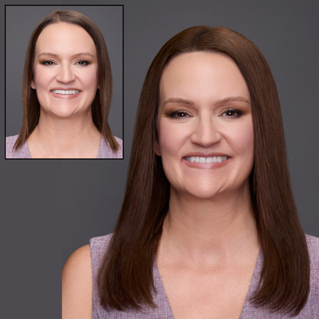 easiPart XL Wide 14" Human Hair Topper - Human Hair Topper Collection by Jon Renau