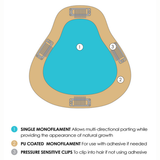 easiPart XL Wide 14" Human Hair Topper - Human Hair Topper Collection by Jon Renau