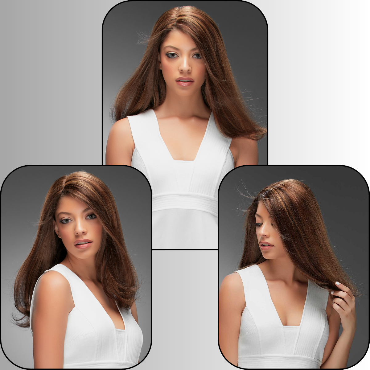 easiPart 18" Human Hair Topper - Human Hair Topper Collection by Jon Renau