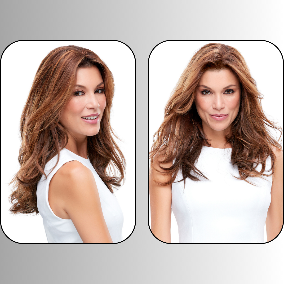 easiPart 18" Human Hair Topper - Human Hair Topper Collection by Jon Renau