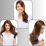 easiPart XL 18" Human Hair Topper - Human Hair Topper Collection by Jon Renau