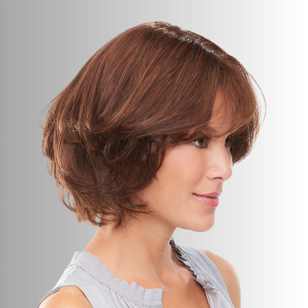 easiPart French 8" Human Hair Topper - Human Hair Topper Collection by Jon Renau