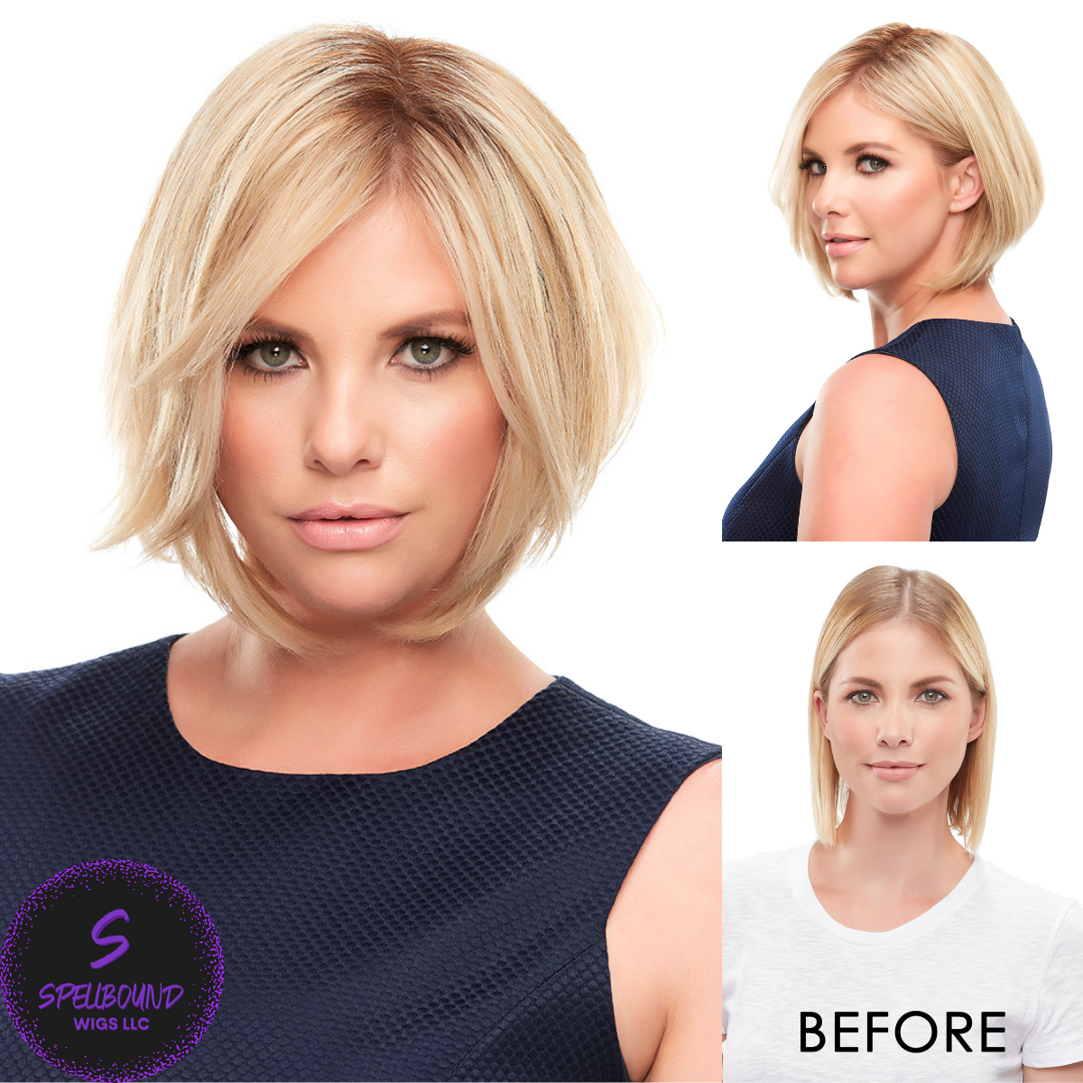 easiPart 8" Human Hair Topper - Human Hair Topper Collection by Jon Renau