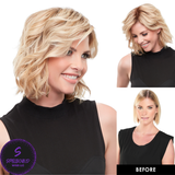 easiPart XL French 8" Human Hair Topper - Human Hair Topper Collection by Jon Renau