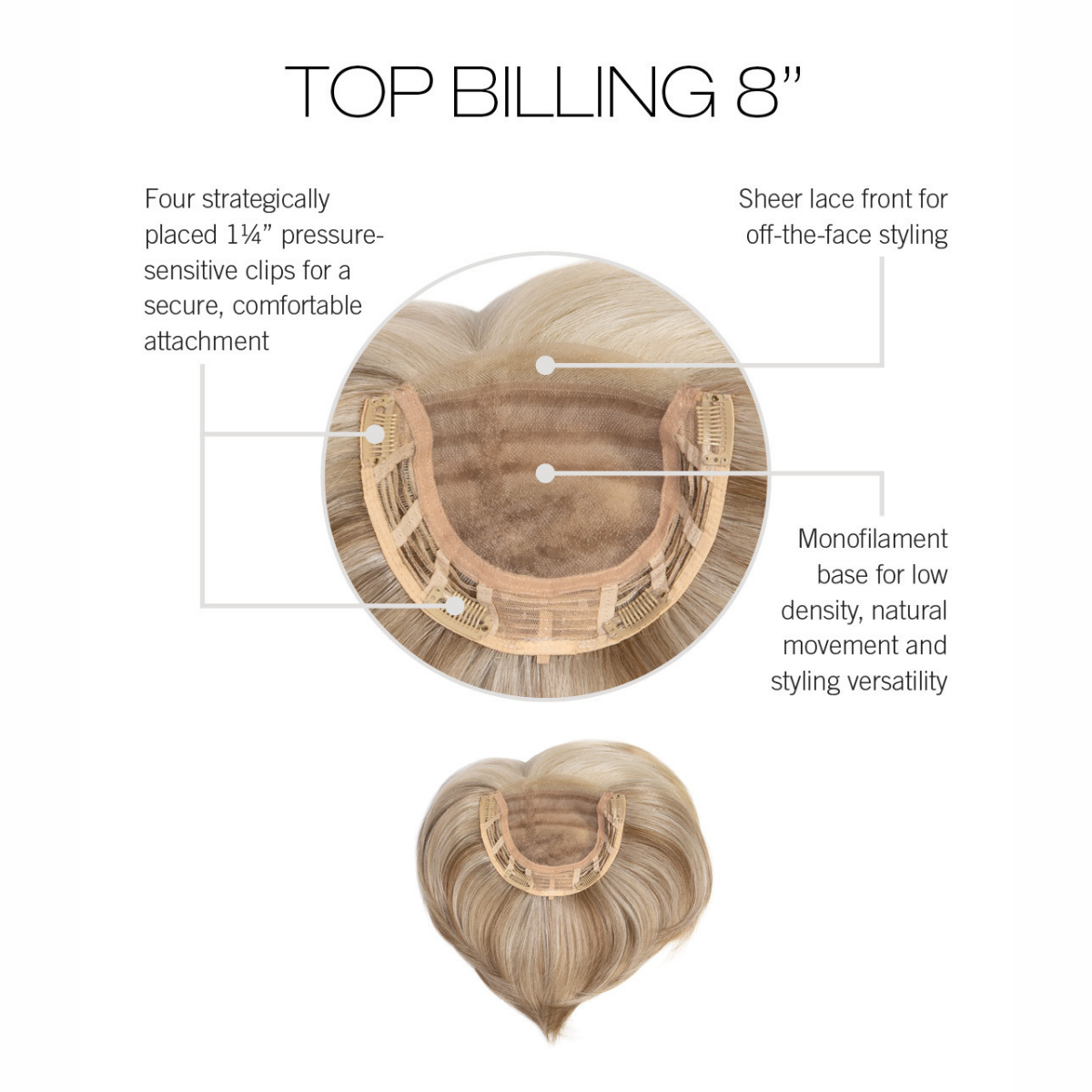 Top Billing 8" - Transformations Top Pieces Collection by Raquel Welch