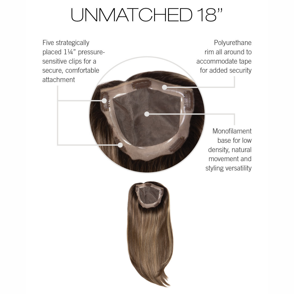 Unmatched 18" - Transformations Top Pieces Collection by Raquel Welch