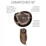 Unmatched 18" - Transformations Top Pieces Collection by Raquel Welch