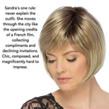 Sandra • High Society Monofilament Top Collection by Estetica Designs