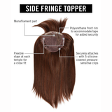 Side Fringe HD Topper - Extensions and Hairpieces by Hairdo