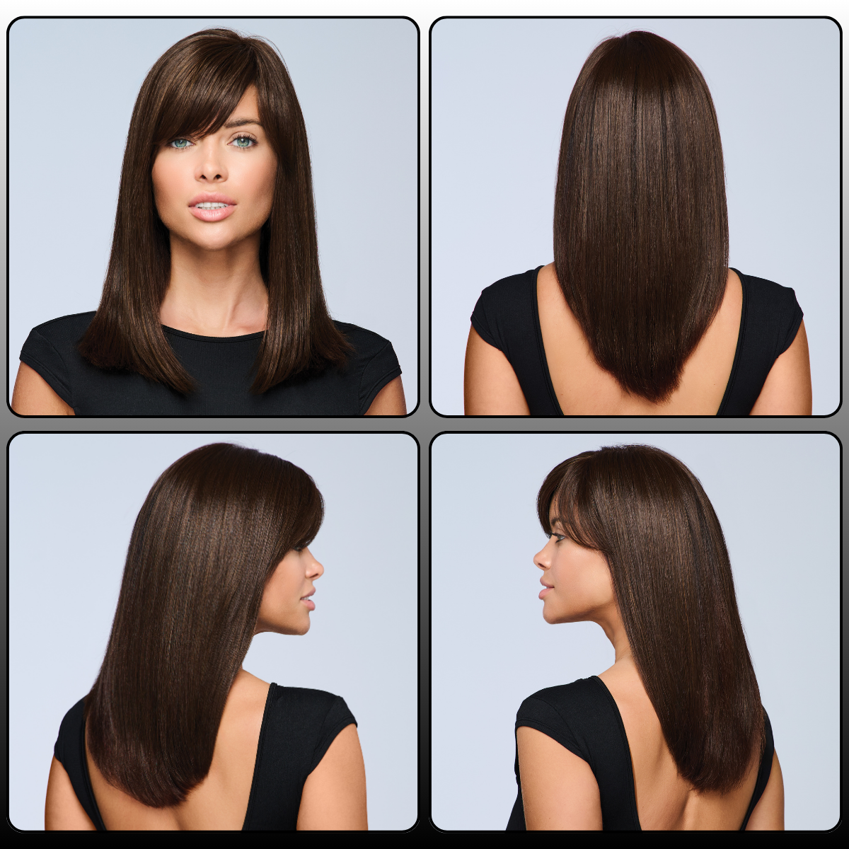 Side Fringe HD Topper - Extensions and Hairpieces by Hairdo