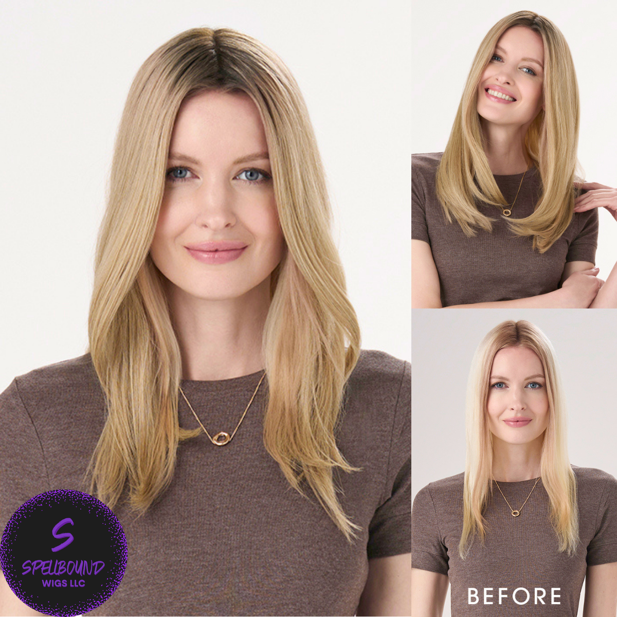 Barely There Straight 16" Long Topper - Synthetic Topper Collection by Envy