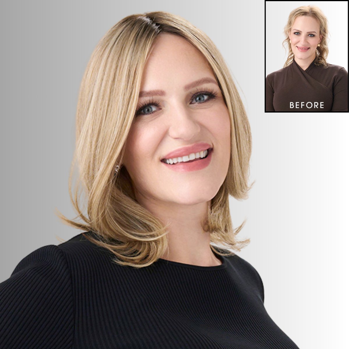 Barely There Straight 12" Short Topper - Synthetic Topper Collection by Envy