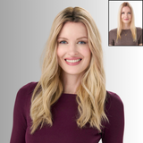 Barely There Wavy 16" Long Topper - Synthetic Topper Collection by Envy