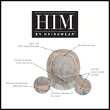 Distinguished - HIM Men's Collection by HairUWear (Limited availability, please message us to check inventory)