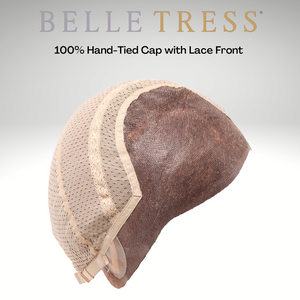 Double Shot Bob 100% Hand Tied  - Café Collection (All Hand Tied, Monotop, Lace Front) by Belle Tress